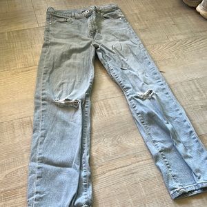 Are and class size 14 ripped jeans